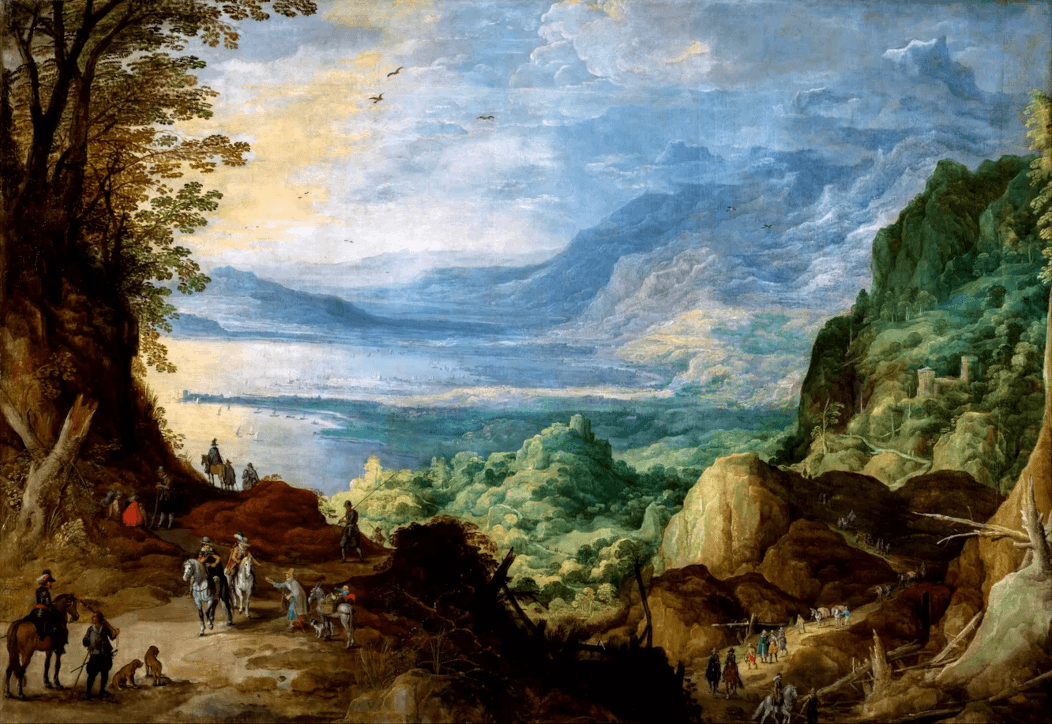 Landscape with Sea and Mountains by Joos de Momper